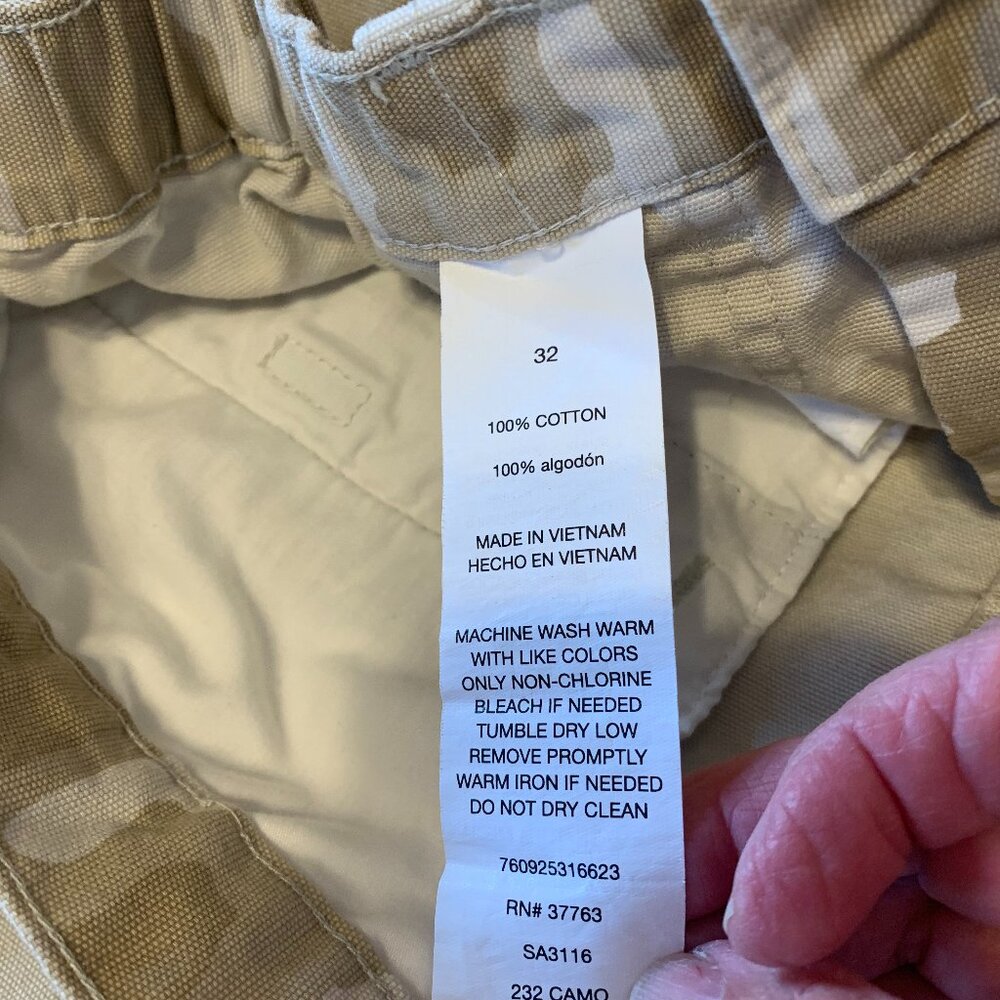 Savane Mens Cargo Desert Camo Shorts Size 32 - Picture 4 of 9